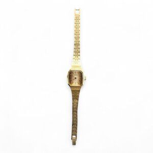 Seiko 7025 600 Womens Gold Tone Vintage Dress Watch | Octagon Face